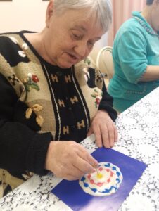 Рисование на жидком соленом тесте