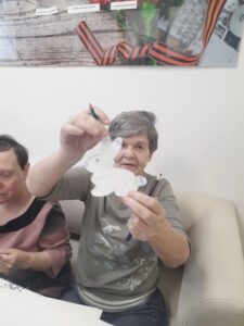 Раскрашивание зайчика